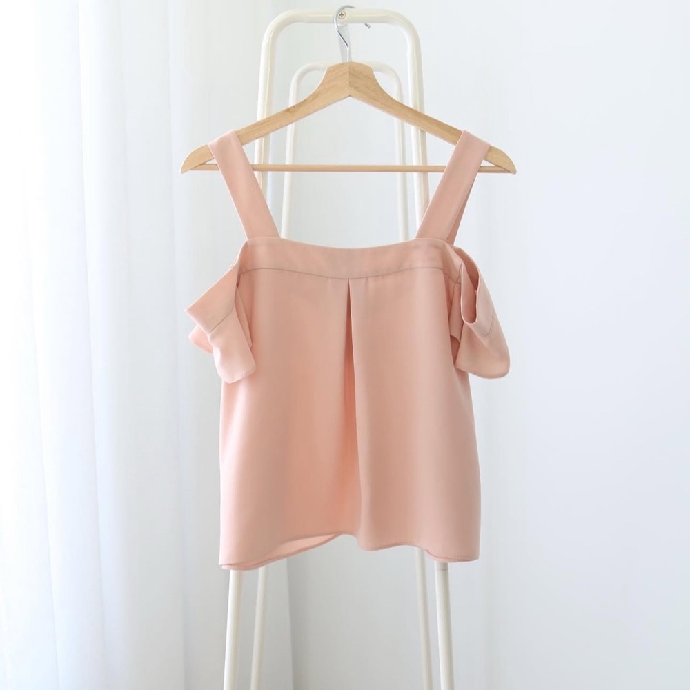 NWT Topshop POLLY Bardot Blouse - Size US 4